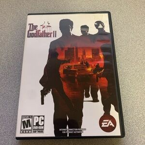 The Godfather II PC Game by EA - Black and Red
